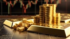 An der Börse in London wurde am Nachmittag 2676 US-Dollar (2602 Euro) für eine Feinunze (etwa 31,1 Gramm) gezahlt. (Bild: Michael - stock.adobe.com)
