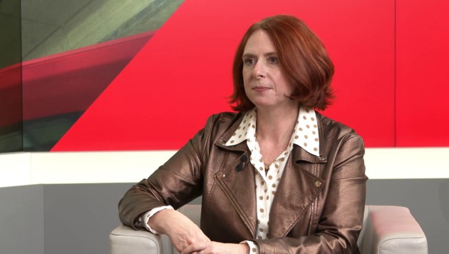 Ursula Bazant im Interview mit krone.tv (Bild: krone.tv)