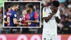 Kaum zu glauben, wie knallhart Barcelonas Robert Lewandowski, Lamine Yamal und Co. die Real-Elf ...