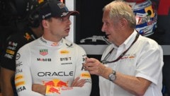 Max Verstappen, Dr. Helmut Marko (Bild: AFP/ANDREJ ISAKOVIC)