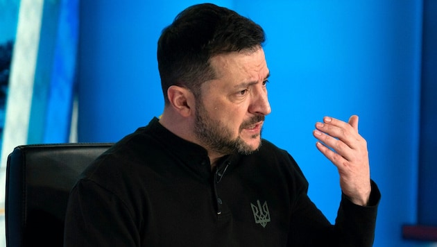 Der ukrainische Präsident Wolodymyr Selenskyj (Bild: AP/Jose Luis Magana)