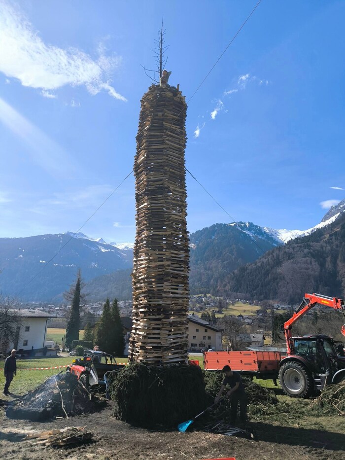 Der neue Funken in St. Anton stand innerhalb eines Tages. 