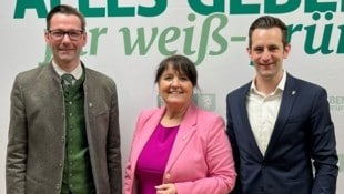 Georg Preßler, Manuela Khom und Lukas Schnitzer (Bild: HM)
