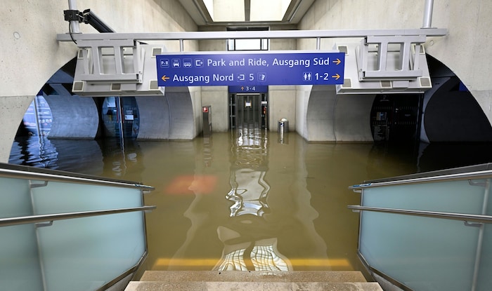 Der Bahnhof Tullnerfeld stand vergangenen Herbst unter Wasser, jetzt sind Bauarbeiten nötig.