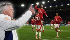 Real Madrid ist offenbar an Bruno Fernandes interessiert. (Bild: AFP/APA/CRISTINA QUICLER/Adrian Dennis)