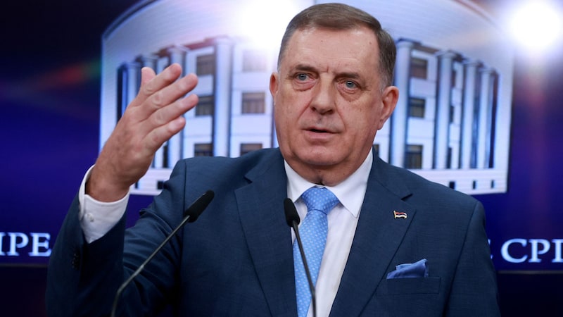 Milorad Dodik droht mit Sezession. (Bild: AFP/STRINGER)