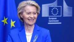 EU-Kommissionschefin Ursula von der Leyen (Bild: EPA/OLIVIER MATTHYS)