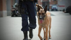 Vor seiner Festnahme bedrohte er einen Supermarktmitarbeiter, indem er ihm ein Messer in den Rücken drückte. (Bild: LPD Wien)