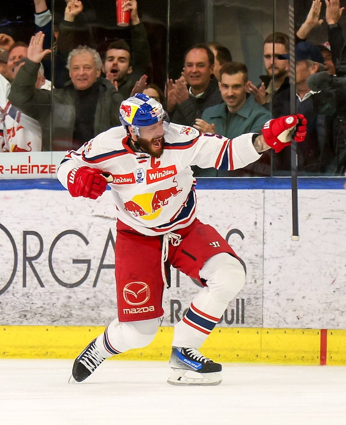 Kapitän Raffl traf zur Führung. 