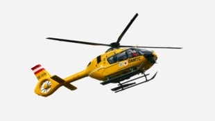 Der schwer verletzte Motorradfahrer wurde mit dem Rettungshubschrauber C7 ins Spital geflogen. 