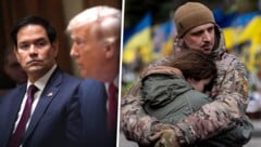 Für einen baldigen Frieden gibt es wenig Hoffnung. (Bild: AFP/Alex Babenko/Andrew Harnik/AP/KroneKreativ)