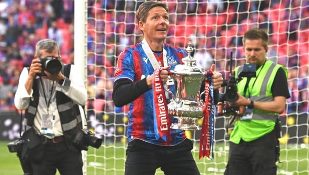 Oliver Glasner bleibt Crystal Palace wohl erhalten. (Bild: AFP/AFP or licensors)