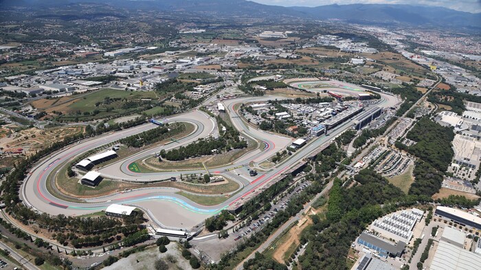 Der Circuit de Catalunya nördlich von Barcelona