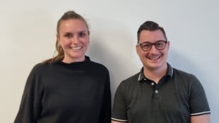 INTEGRA-Betreuerin Belinda Wetzel und ihr ehemaliger Klient Patrick Schneider. (Bild: INTEGRA)